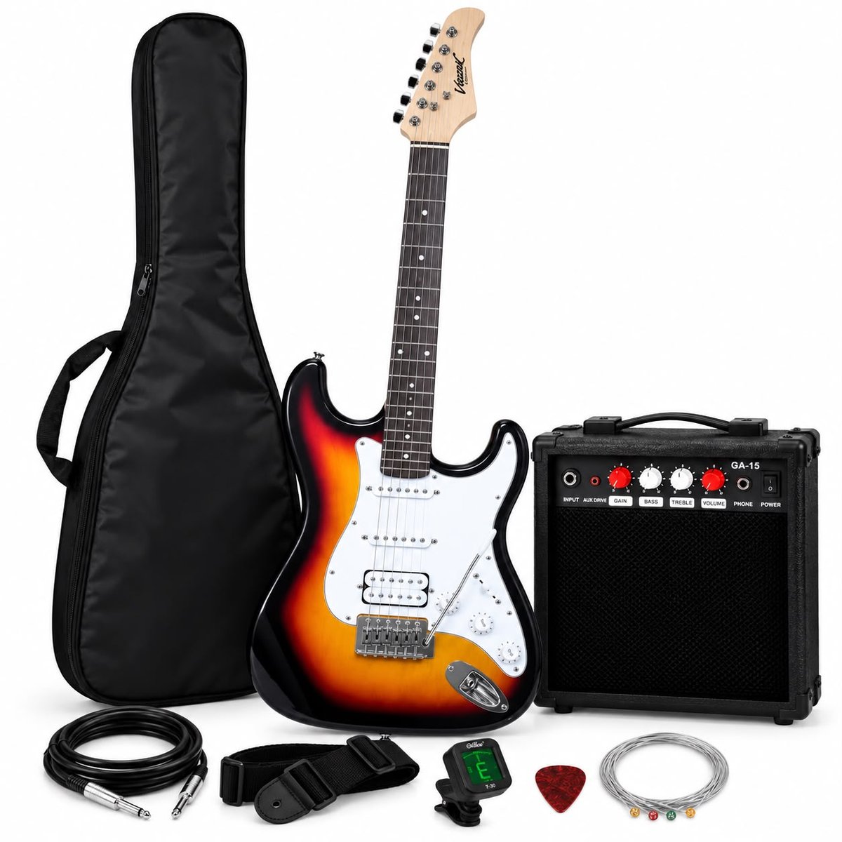 Guitarra electrica pack sun