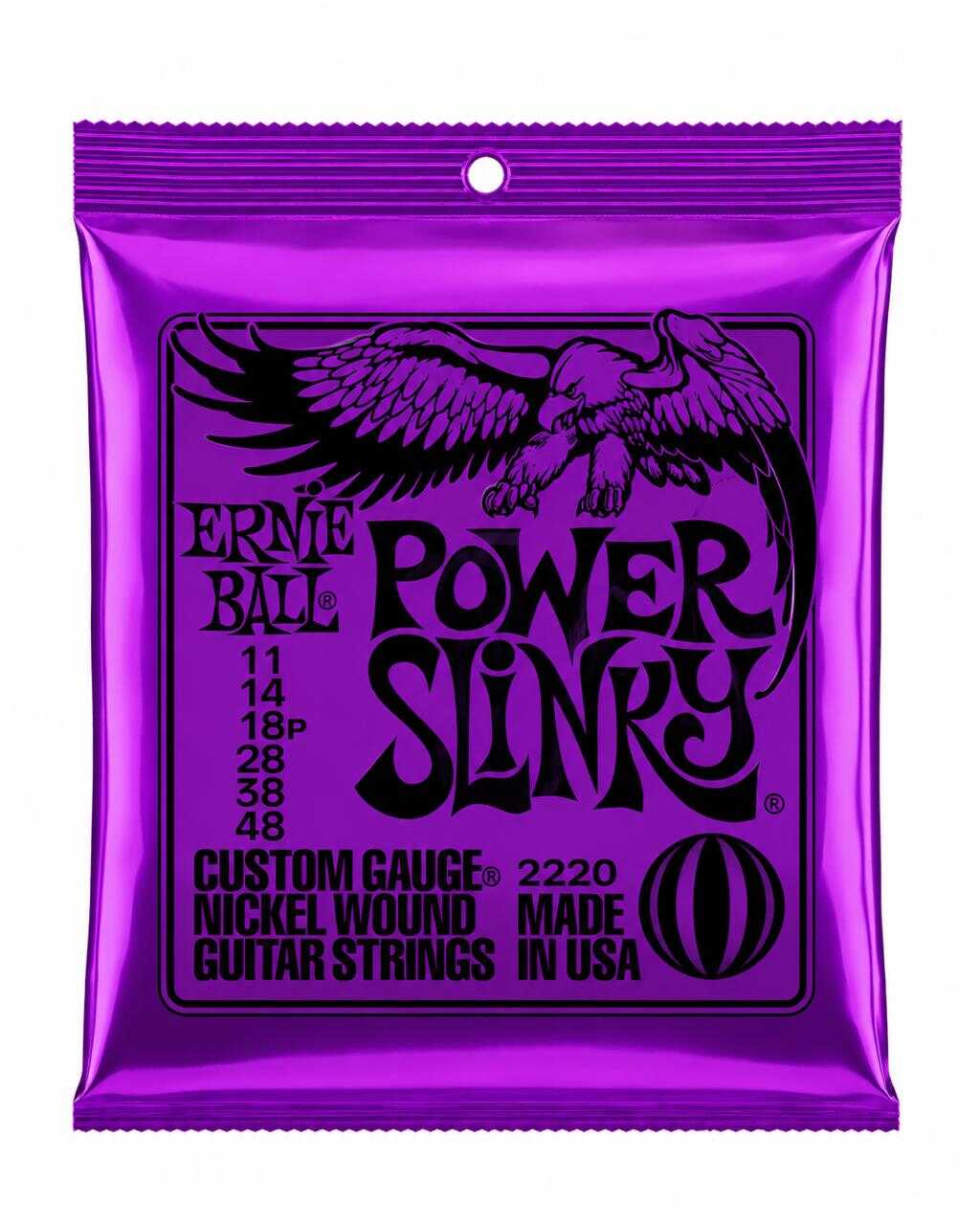 Cuerdas Ernie Ball Power Slinky 11-48 eléctrica