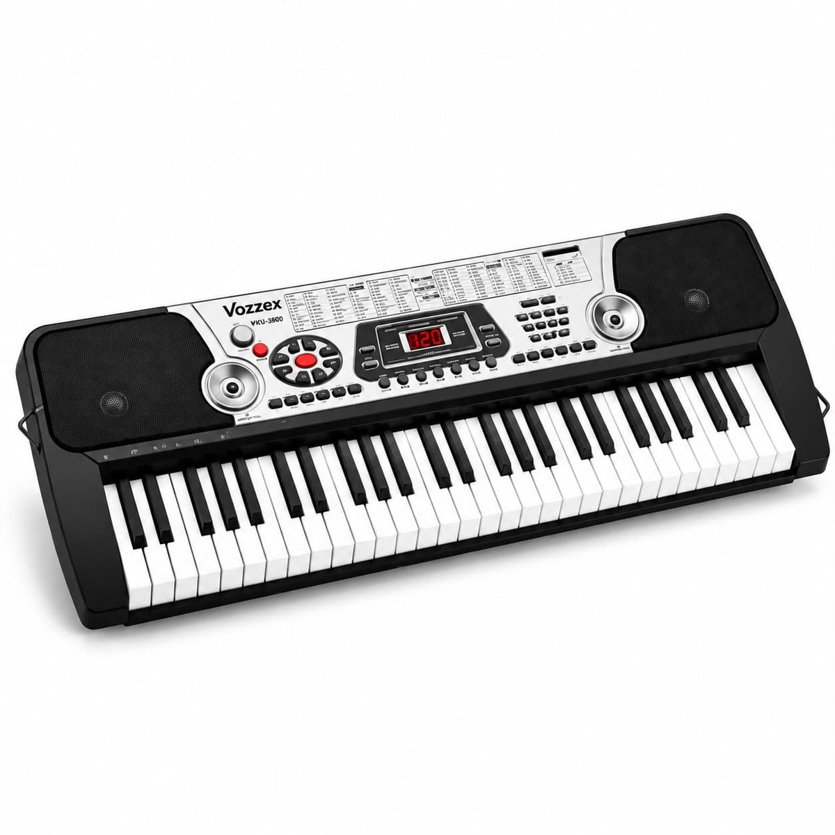Teclado Musical Vozzex de 54 Teclas con Bluetooth y USB