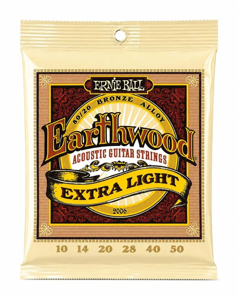 Cuerdas Ernie Ball Acústica Metal -Extra Light (10-50)