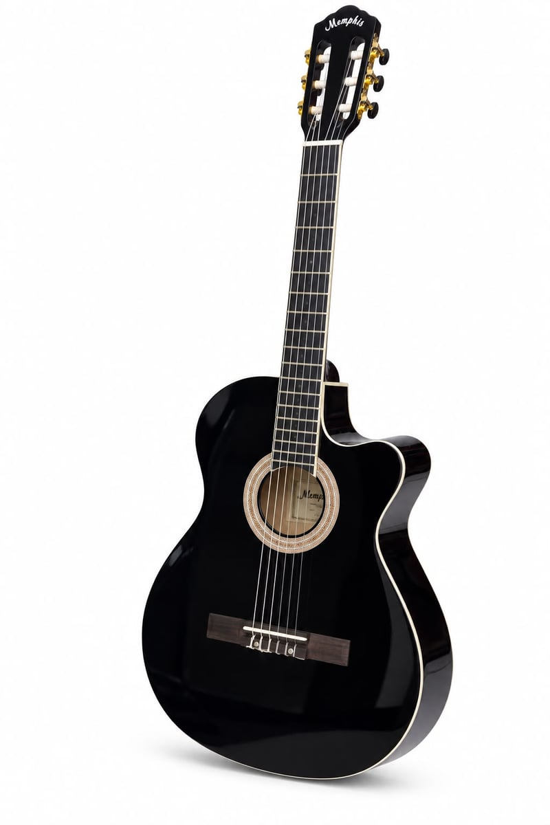 Guitarra Memphis negra