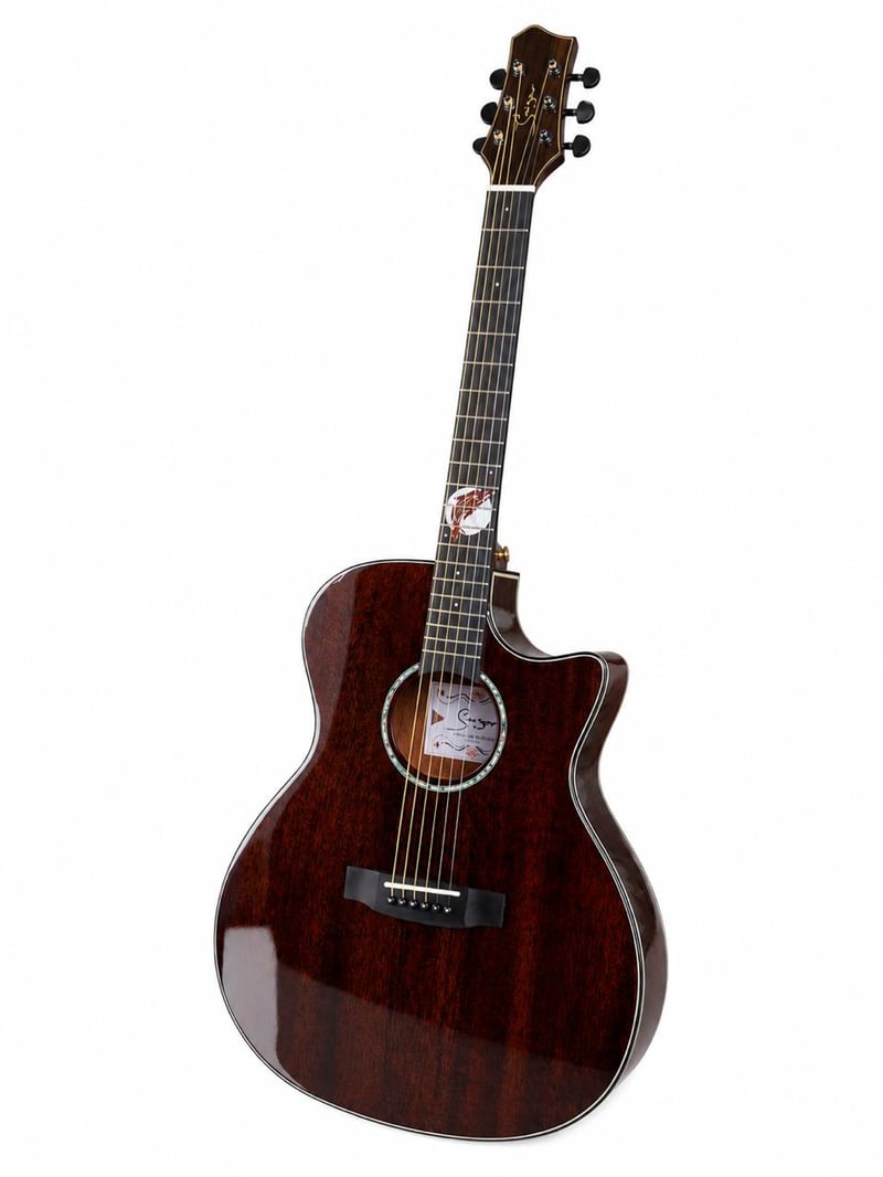 Guitarra smigger marron oscuro