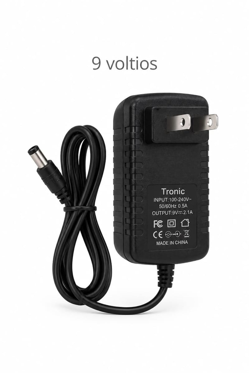 Adaptador para teclado Tronic HD401 de 9V 2.1A