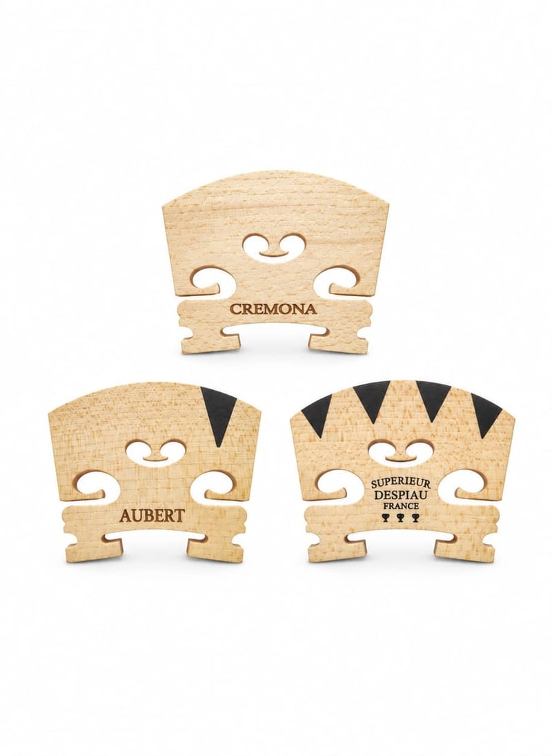 Pack x3 Puentes para Violín – Cremona, Aubert y Despiau