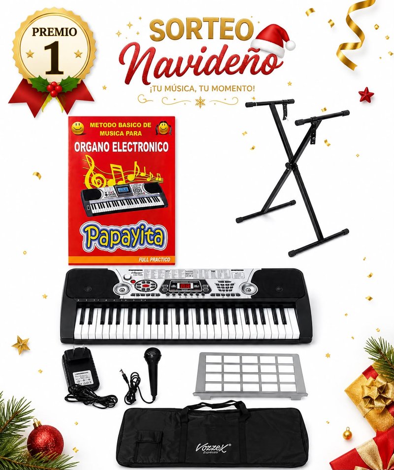 Premio 1: Teclado Vozzex completo